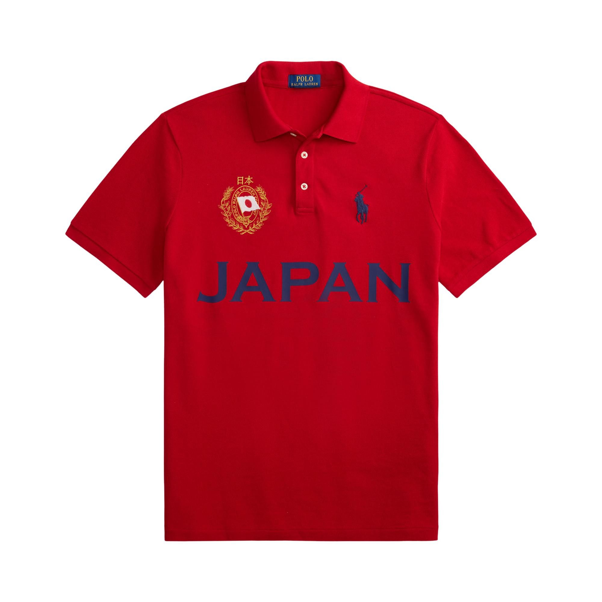 Buy Polo Ralph Lauren Japan Short-Sleeve Mesh Polo 'Red