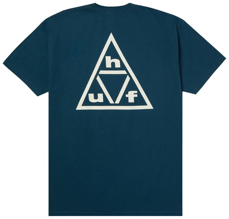 HUF Triple Triangle Short Sleeve Tee Harbor BlueWhite