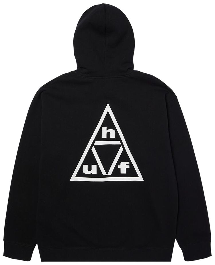HUF Triple Triangle PO Hoodie BlackWhite