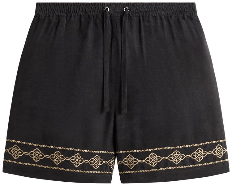 Kith Cupro Linen Cedar Short Black
