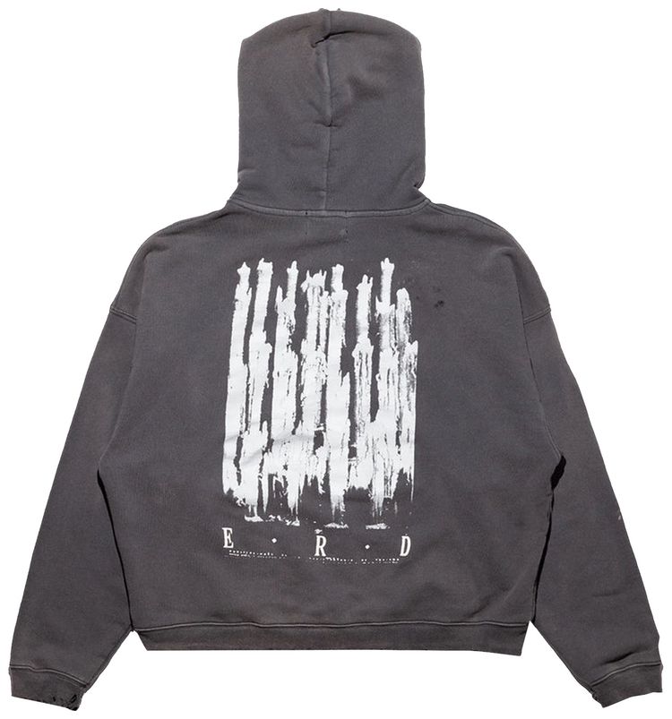 Enfants Riches Deprimes Djagilevs Grave Zip Up Hoodie Washed Black