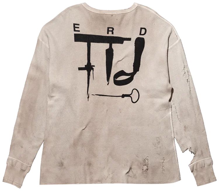 Enfants Riches Deprimes Anti Matisse Thermal Long Sleeve T Shirt Americana Blue