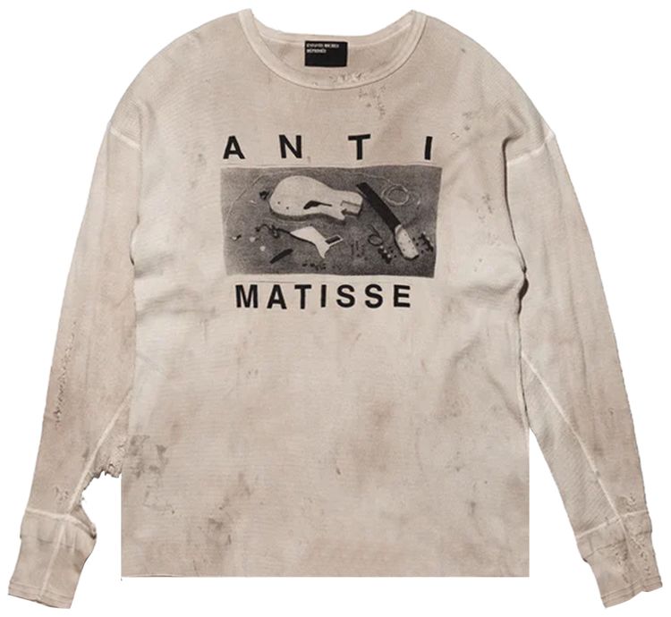 Enfants Riches Deprimes Anti Matisse Thermal Long Sleeve T Shirt Americana Blue