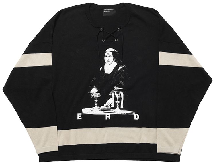 Enfants Riches Deprimes They Broke Me Hockey Jersey Sweater BlackStone