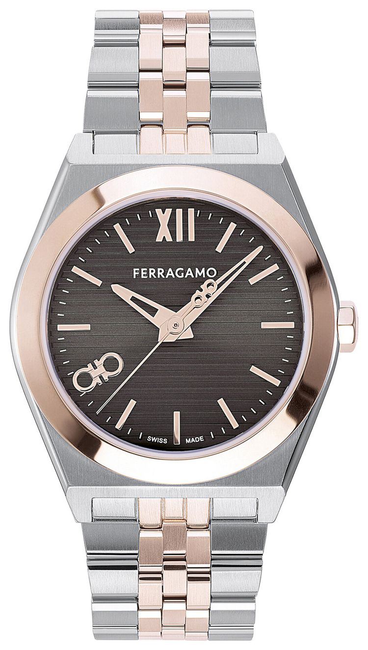 Ferragamo Vega New Bracelet Watch Two Tone
