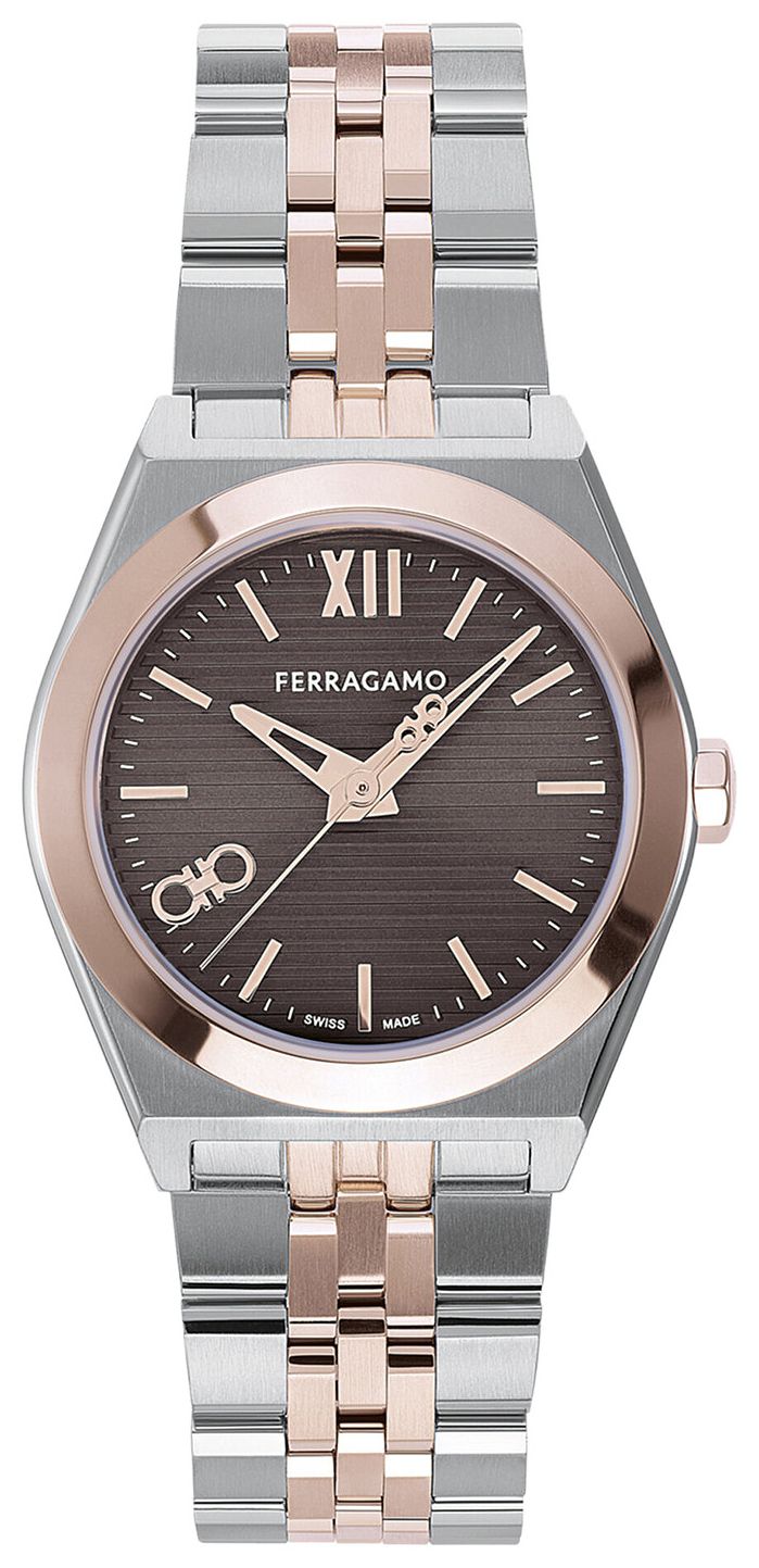 Ferragamo Vega New Bracelet Watch Two Tone