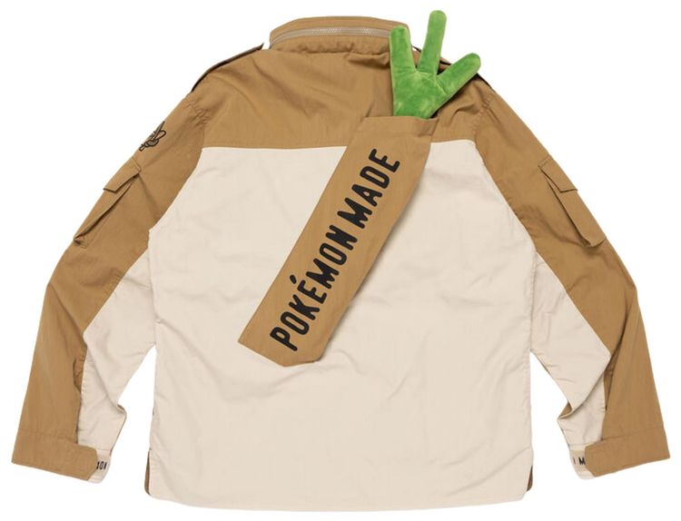 Human Made x Pokemon Made Utility Jacket Beige