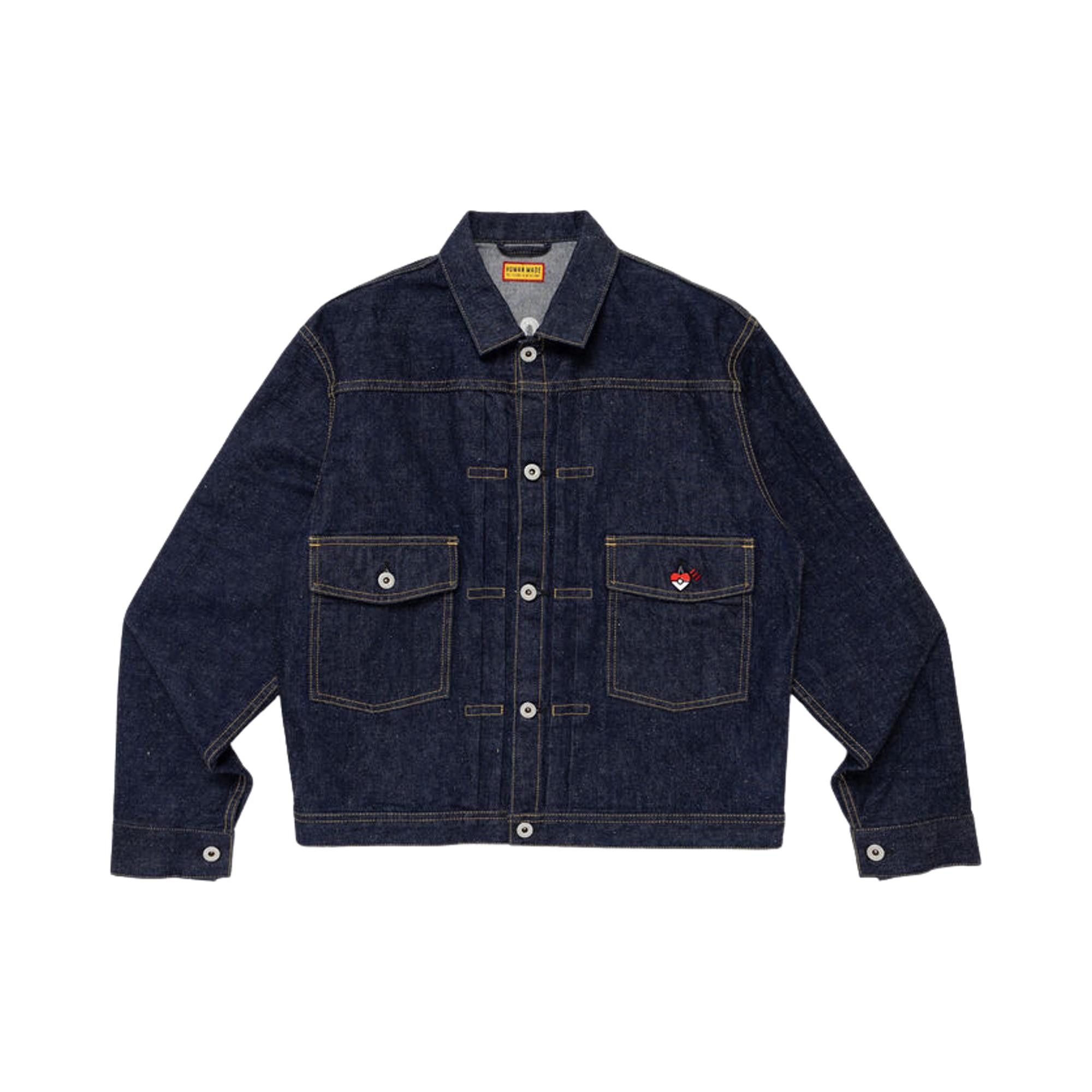 ジャケット・アウター HUMAN MADE Pokemon Made Denim Jacket Buy Human Made x Pokémon Made Denim Jacket 'Indigo' - XX31JK005