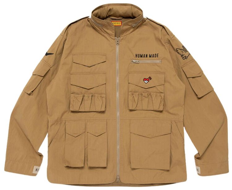 Human Made x Pokemon Made Utility Jacket Beige