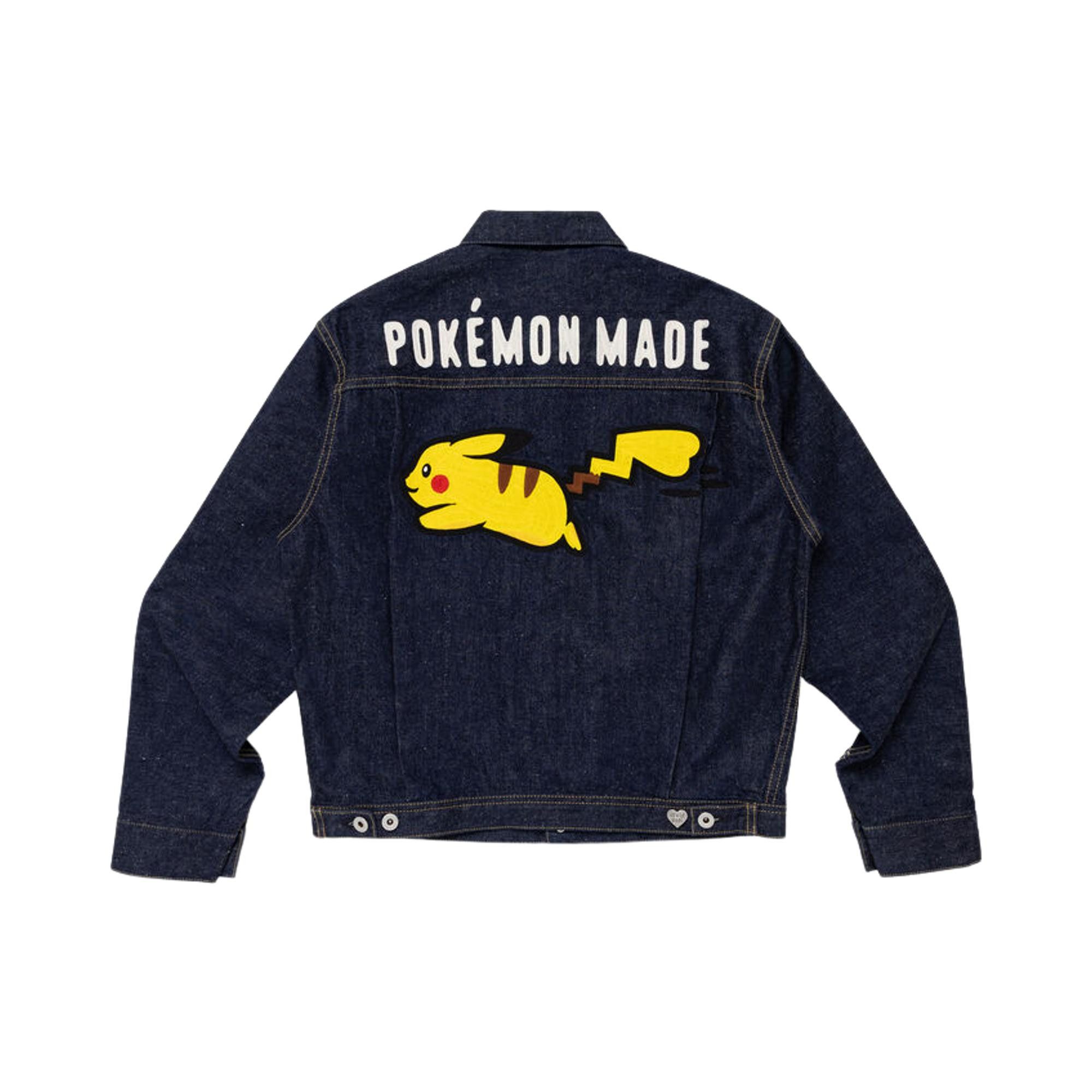 Buy Human Made x Pokémon Made Denim Jacket 'Indigo' - XX31JK005