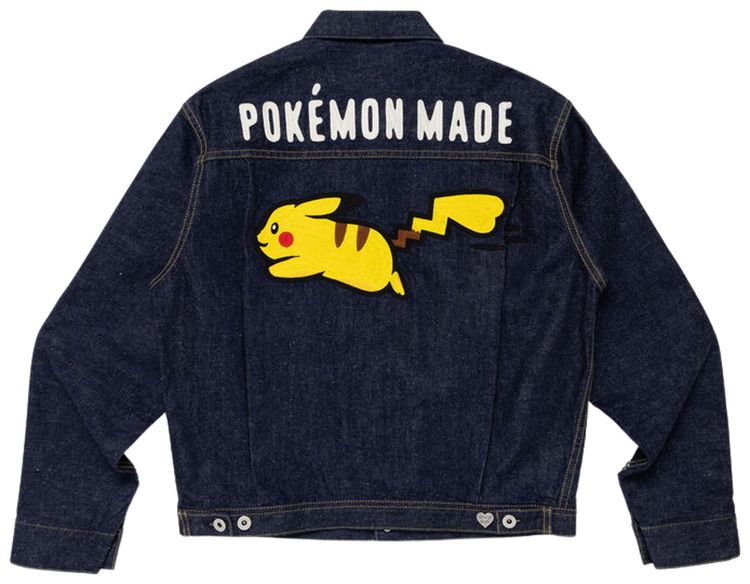 Human Made x Pokemon Made Denim Jacket Indigo
