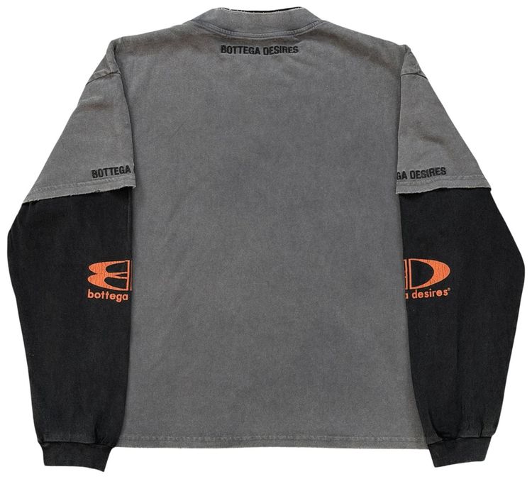 Bottega Desires Nights In NY Layered Long Sleeve Black