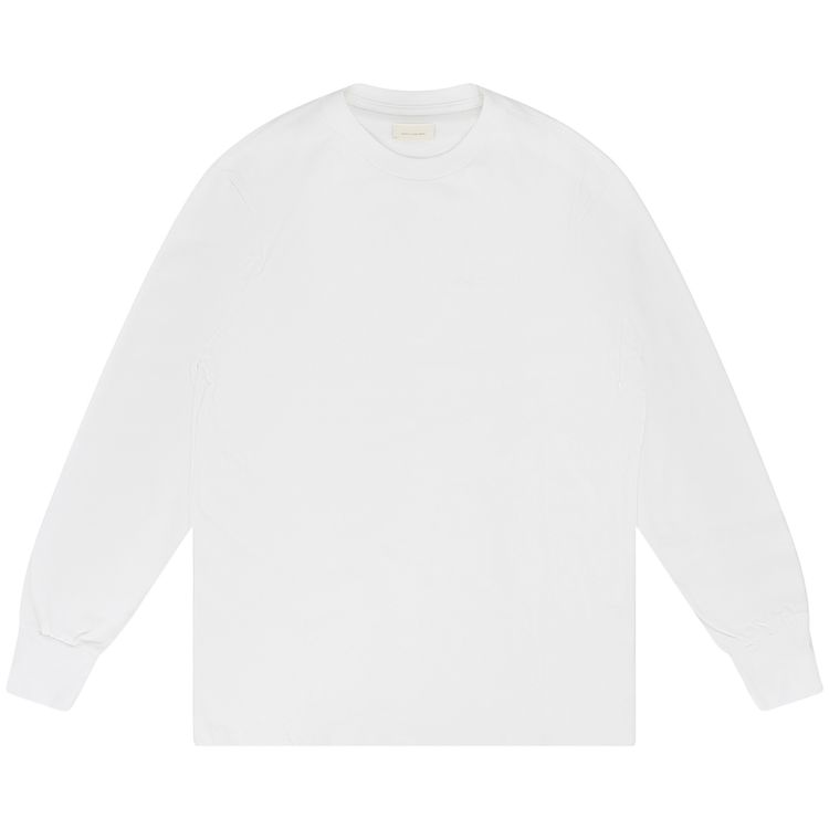Aime Leon Dore Long Sleeve Din Logo Tee White