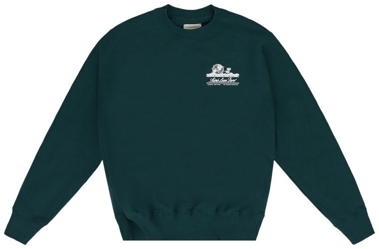 Aime Leon Dore Unisphere Crewneck Sweatshirt Green