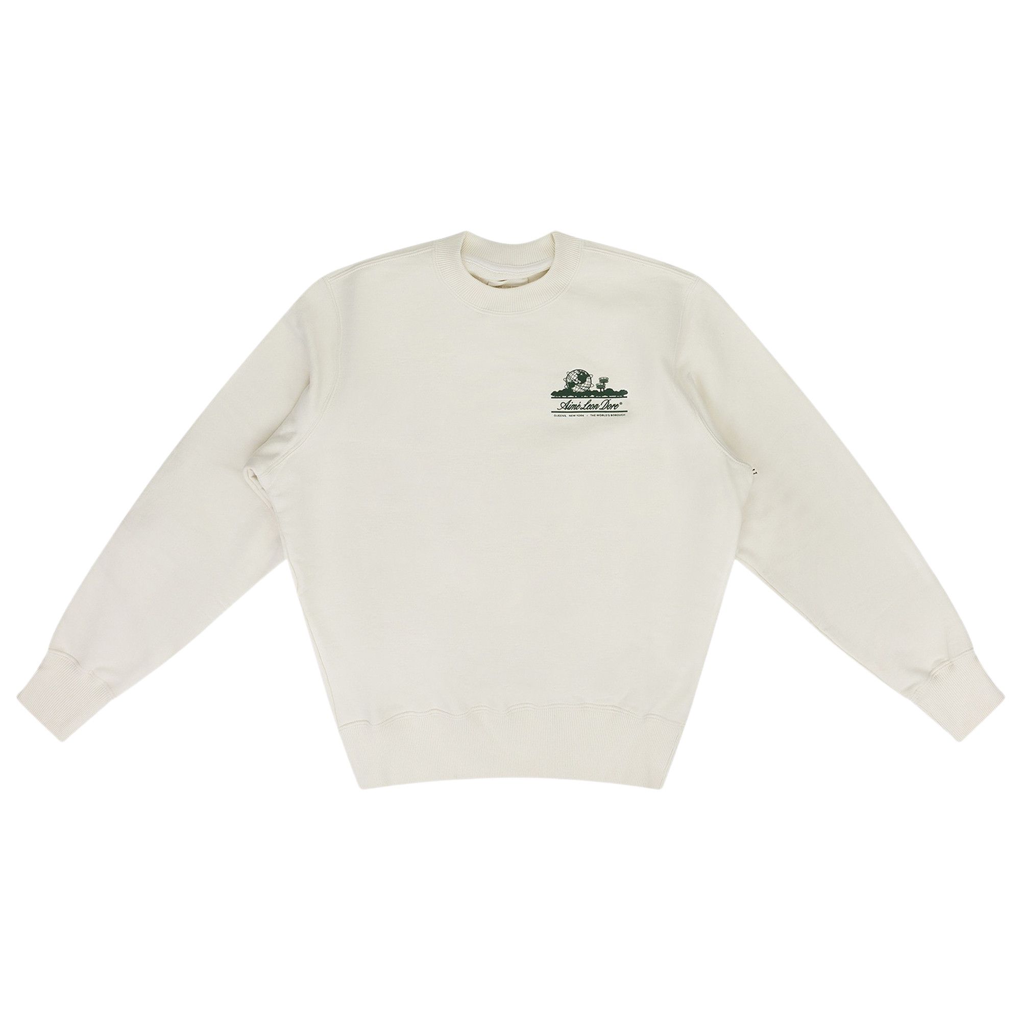 Buy Aimé Leon Dore Unisphere Crewneck Sweatshirt 'White