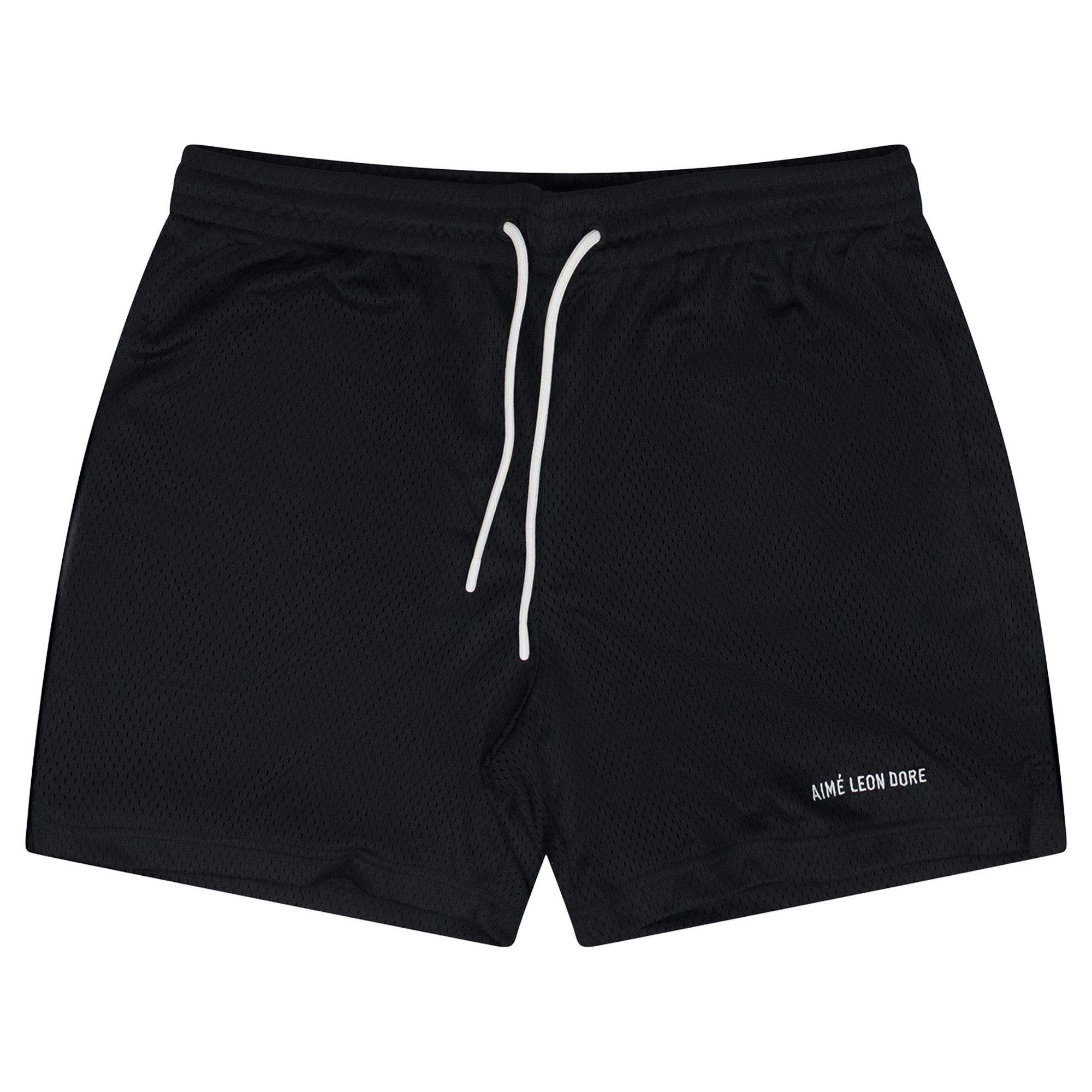 Buy Aimé Leon Dore Logo Gym Short 'Black' - NOSWR000 BLAC | GOAT