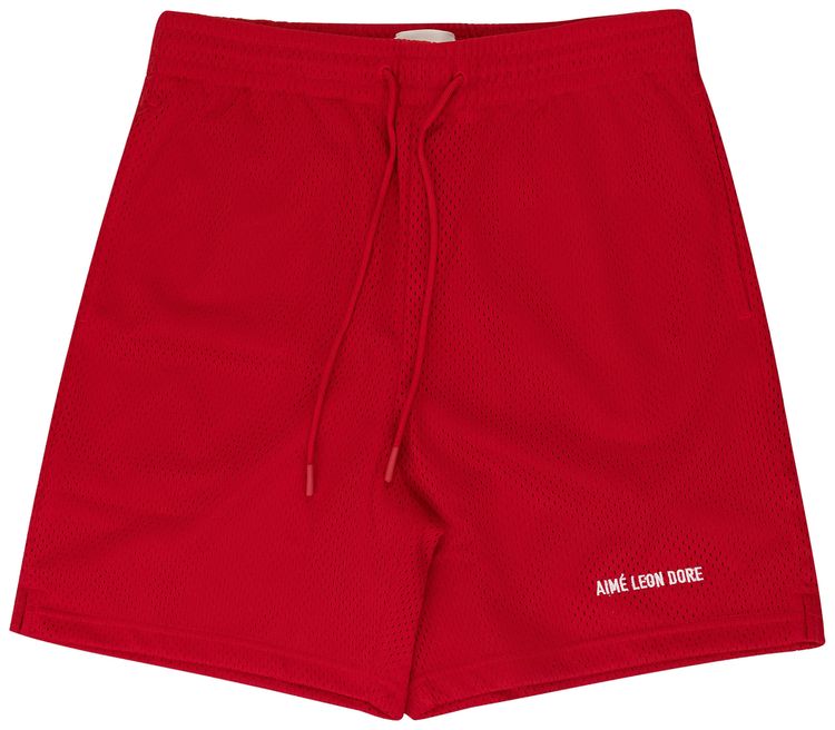 Aime Leon Dore Logo Gym Short True Red