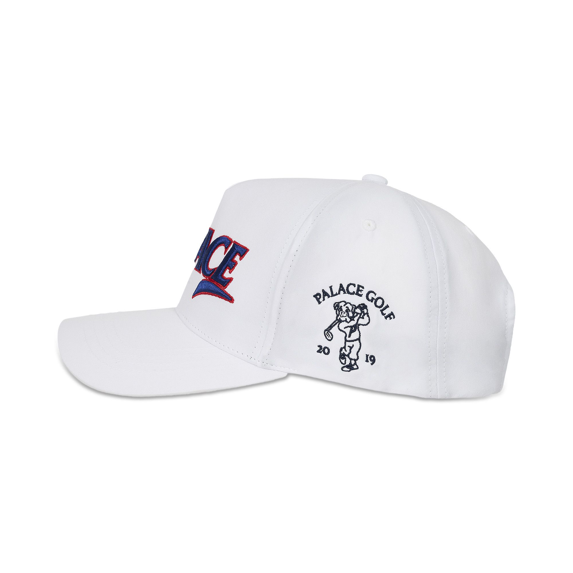 Buy Palace Golf P-Frame 5-Panel Snapback 'White' - P30H240 | GOAT UK