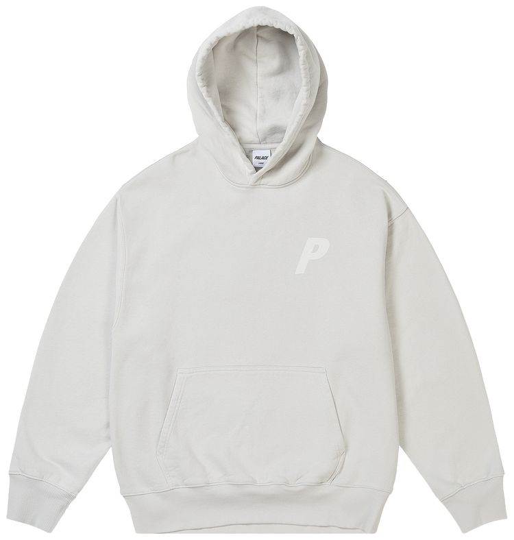 Palace Rubbed P3 Hood Concrete Grey