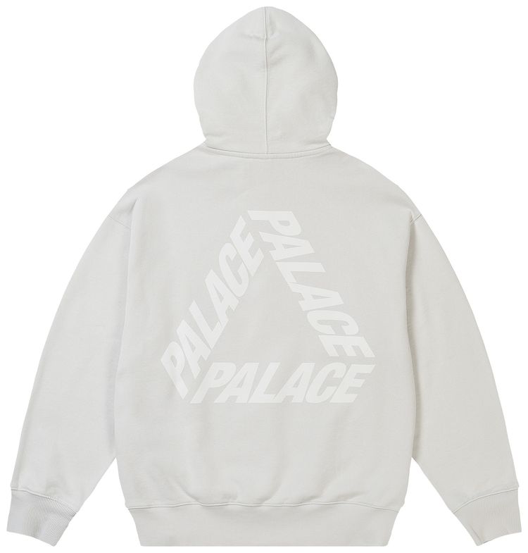 Palace Rubbed P3 Hood Concrete Grey