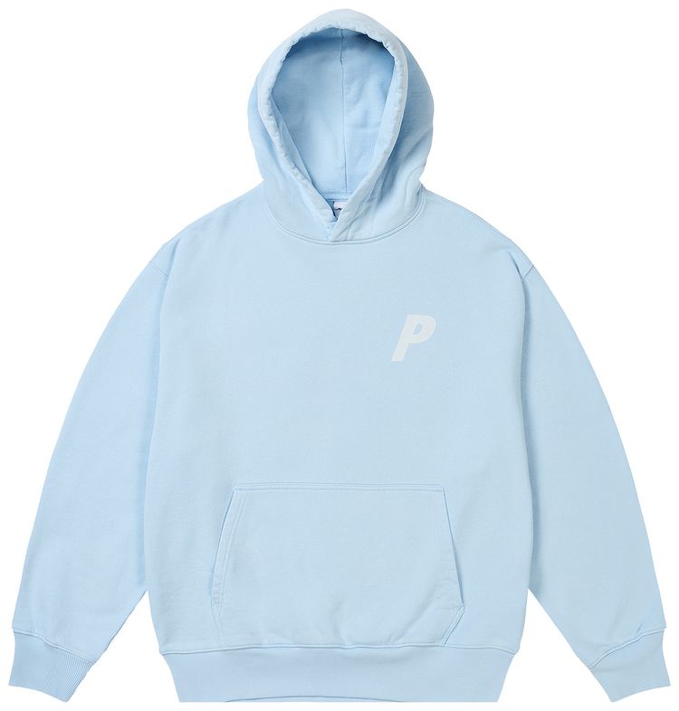 Palace Rubbed P3 Hood Skyline Blue