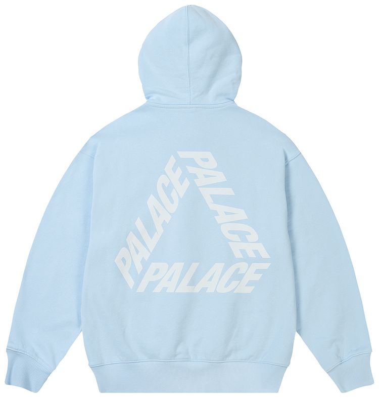 Palace Rubbed P3 Hood Skyline Blue
