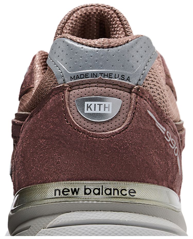 Kith x New Balance 990v4 Made In USA Dusty Mauve