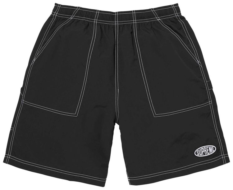 Supreme Nylon Painter Short Black