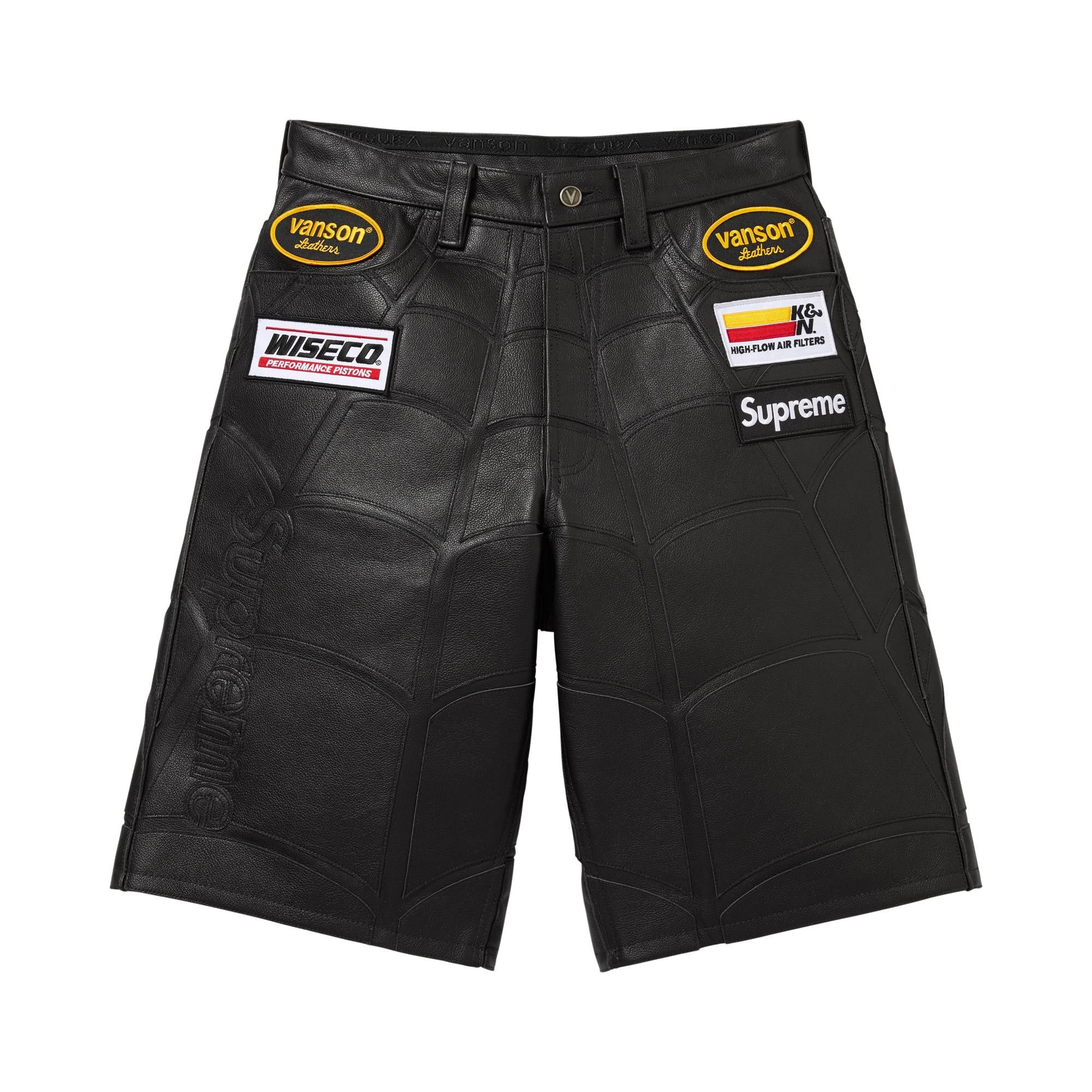 Buy Supreme x Vanson Leathers Spider-Man Short 'Black' - SS26SH31