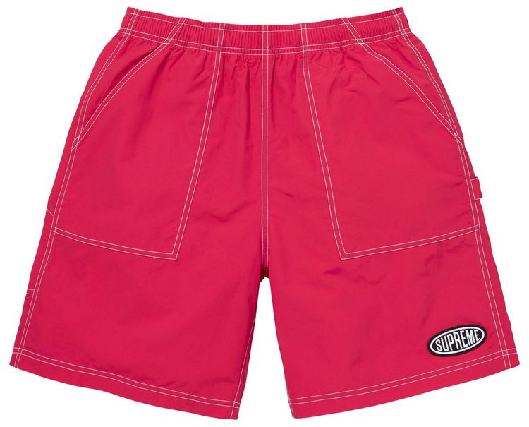 Supreme Nylon Painter Short Magenta