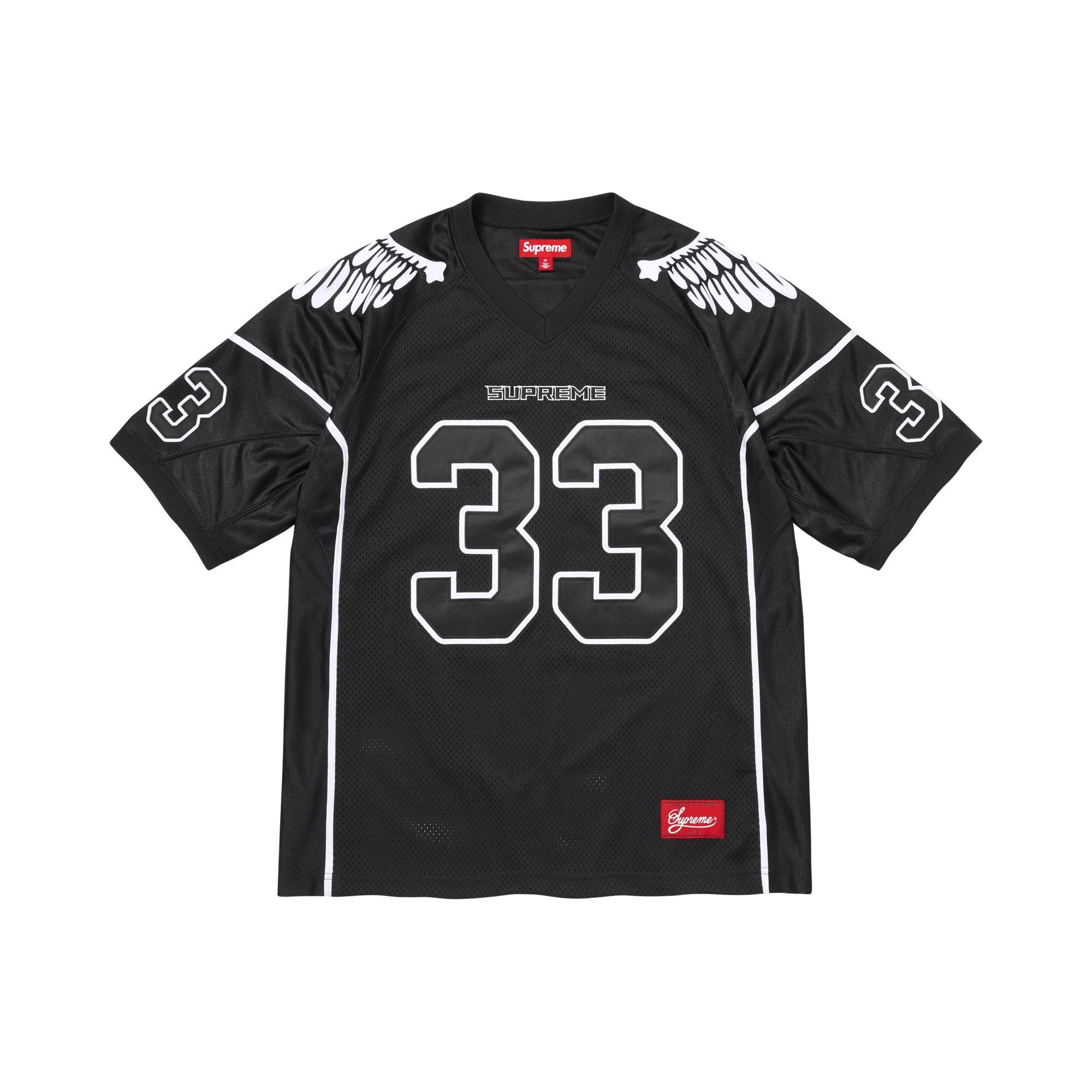 Buy Supreme Wings Jersey 'Black' - SS26KN104 BLACK | GOAT