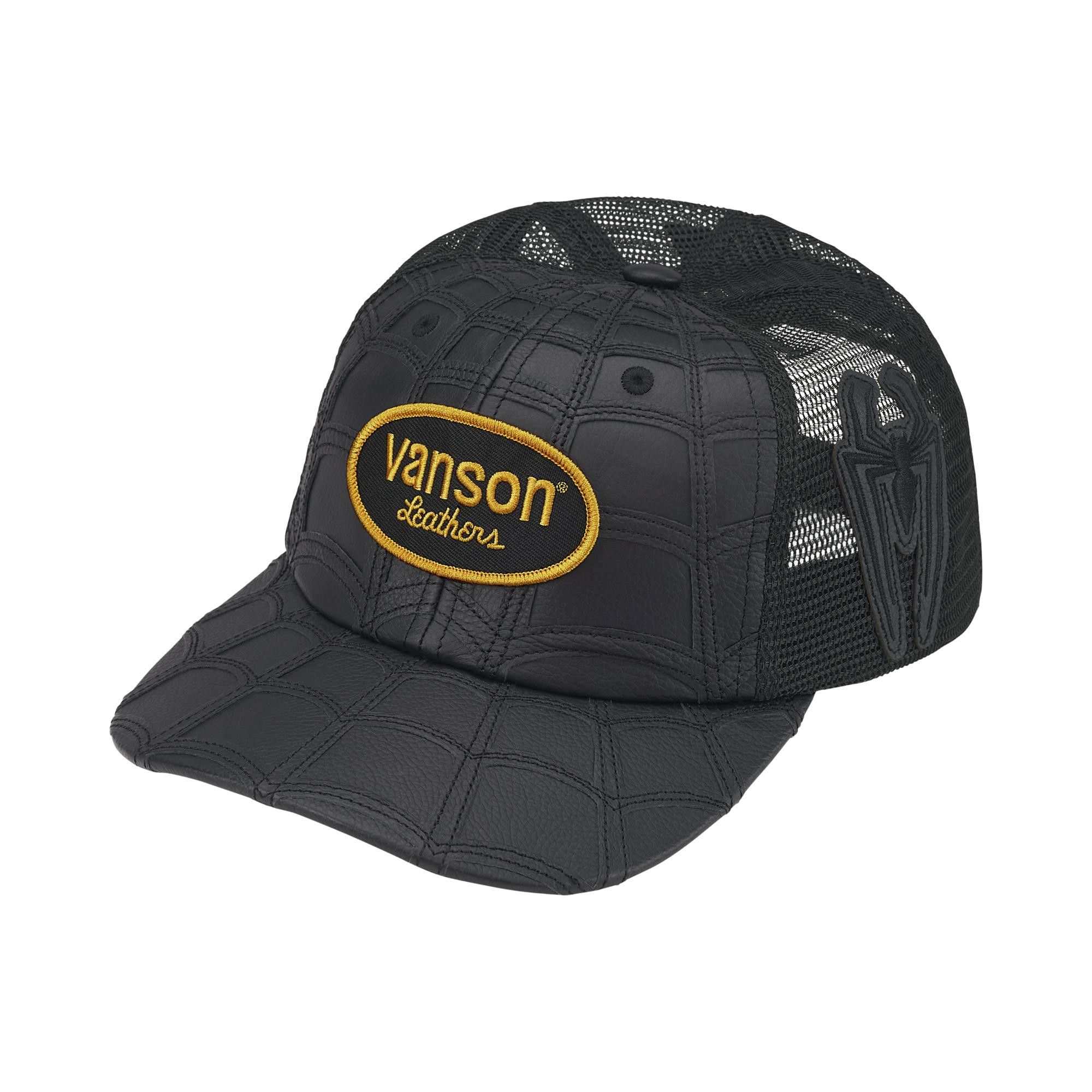 帽子 Supreme Vanson Leathers Mesh Back 6Panel Buy Supreme x Vanson Leathers Spider-Man Mesh Back 6-Panel 'Black