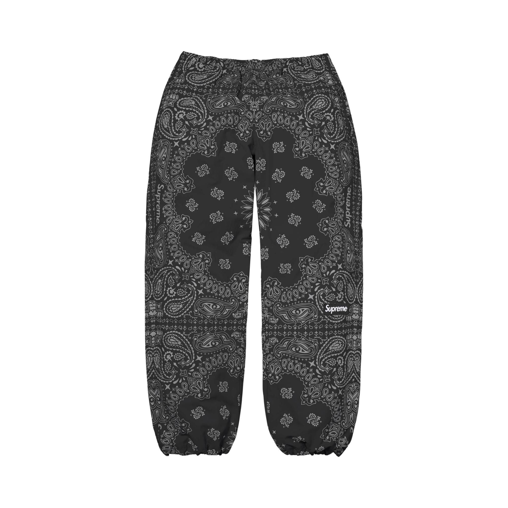 supreme Reflective Bandana Track Pant 黒M Buy Supreme Reflective Bandana Track Pant 'Black' - SS26P70 BLACK