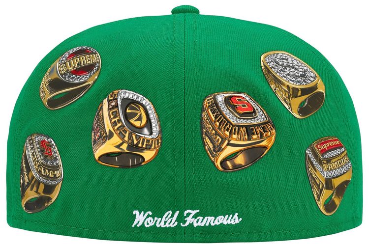 Supreme Rings Box Logo New Era Green