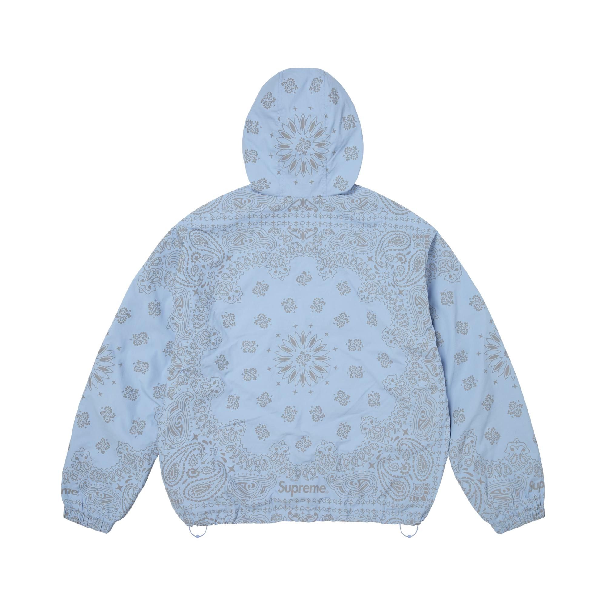 Buy Supreme Reflective Bandana Anorak 'Light Blue' - SS26J77 LIGHT
