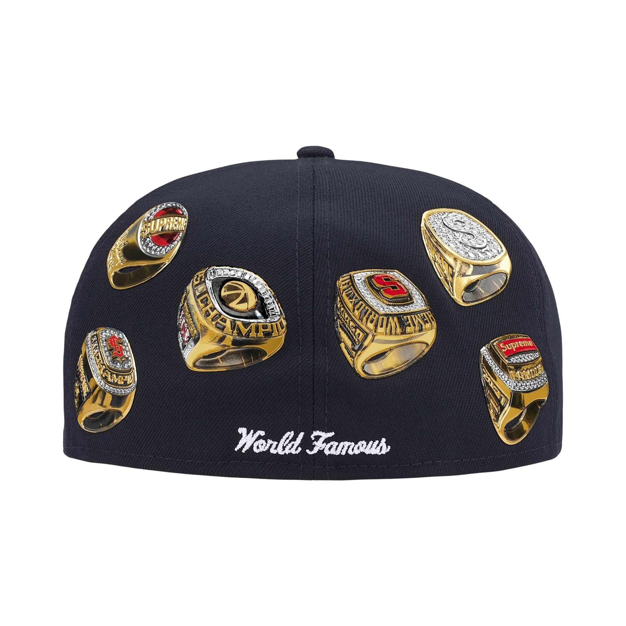 Buy Supreme Rings Box Logo New Era 'Navy' - SS26H130 NAVY | GOAT