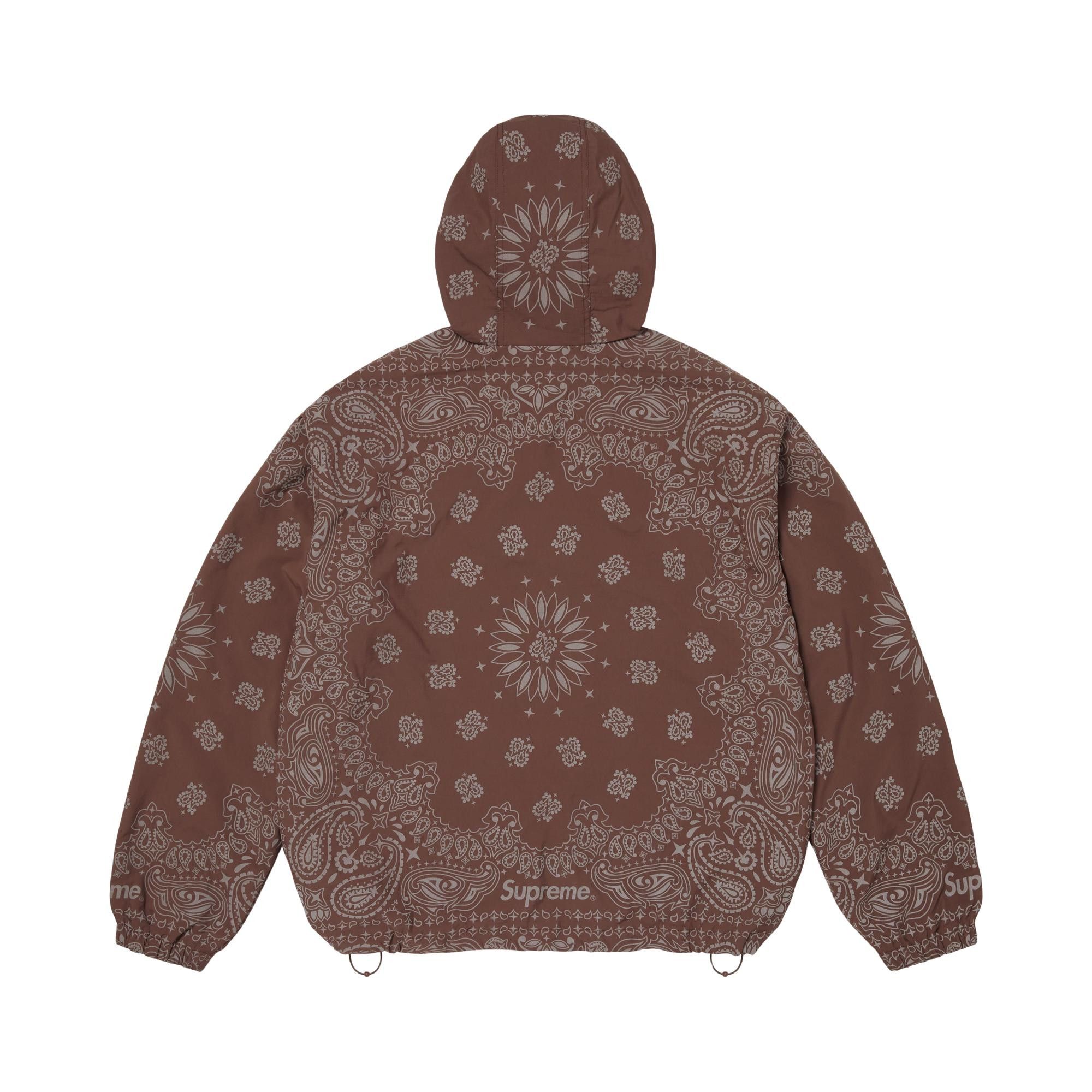 Buy Supreme Reflective Bandana Anorak 'Brown' - SS26J77 BROWN | GOAT