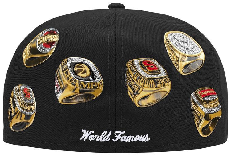 Supreme Rings Box Logo New Era Black