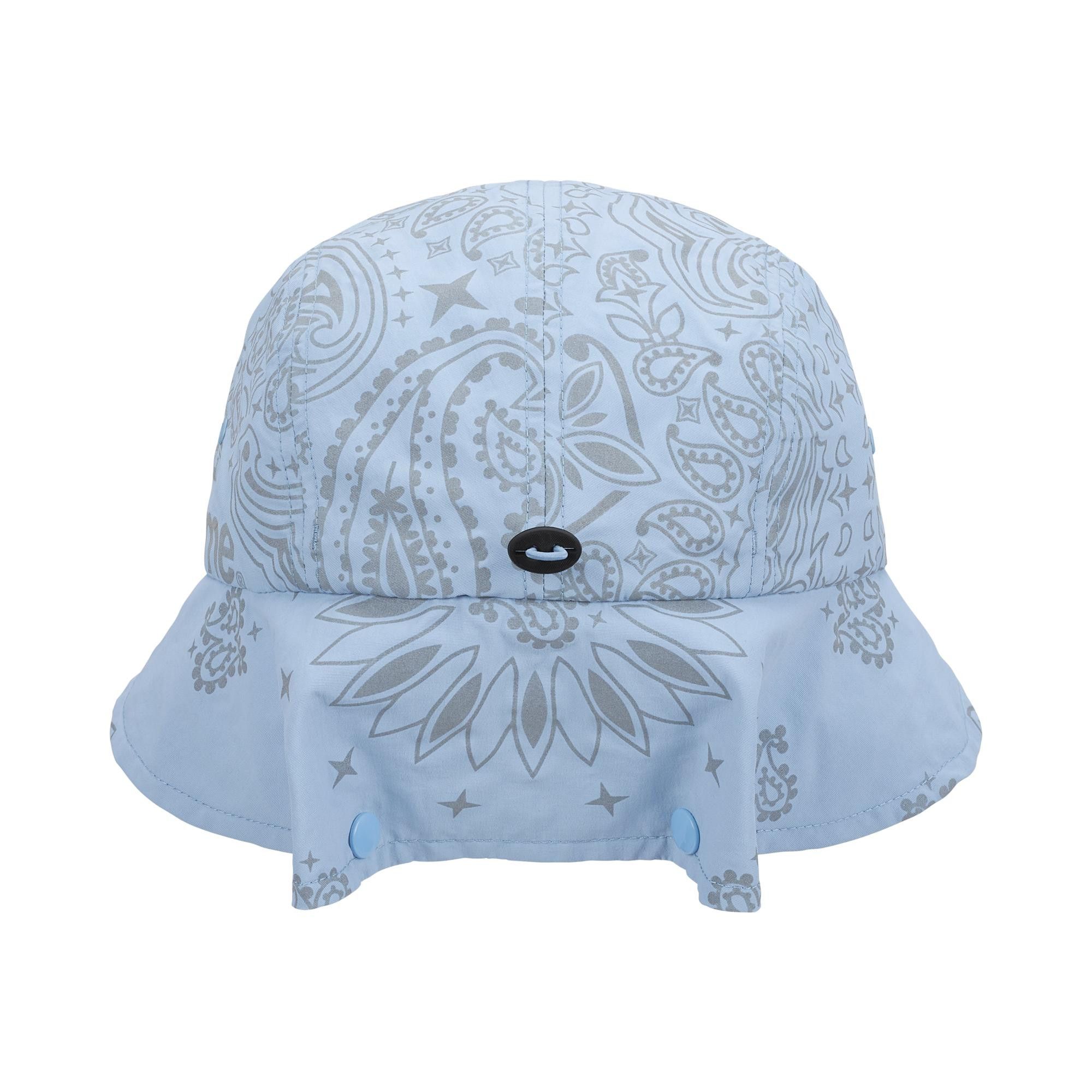 帽子 Reflective Bandana Sunshield Camp Cap Buy Supreme Reflective Bandana Sunshield Camp Cap 'Light Blue