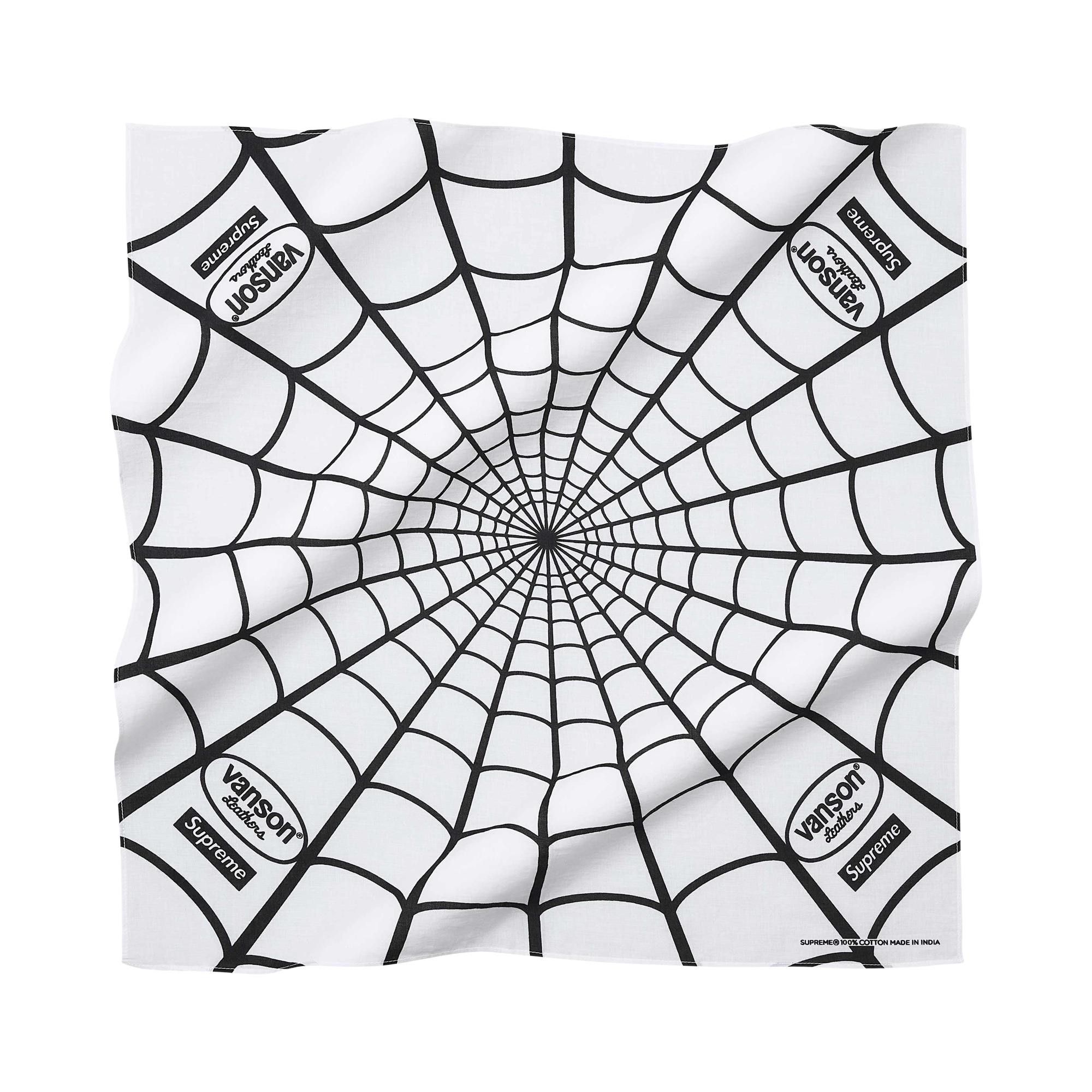 Buy Supreme x Vanson Leathers Spider-Man Bandana 'White' - SS26A71