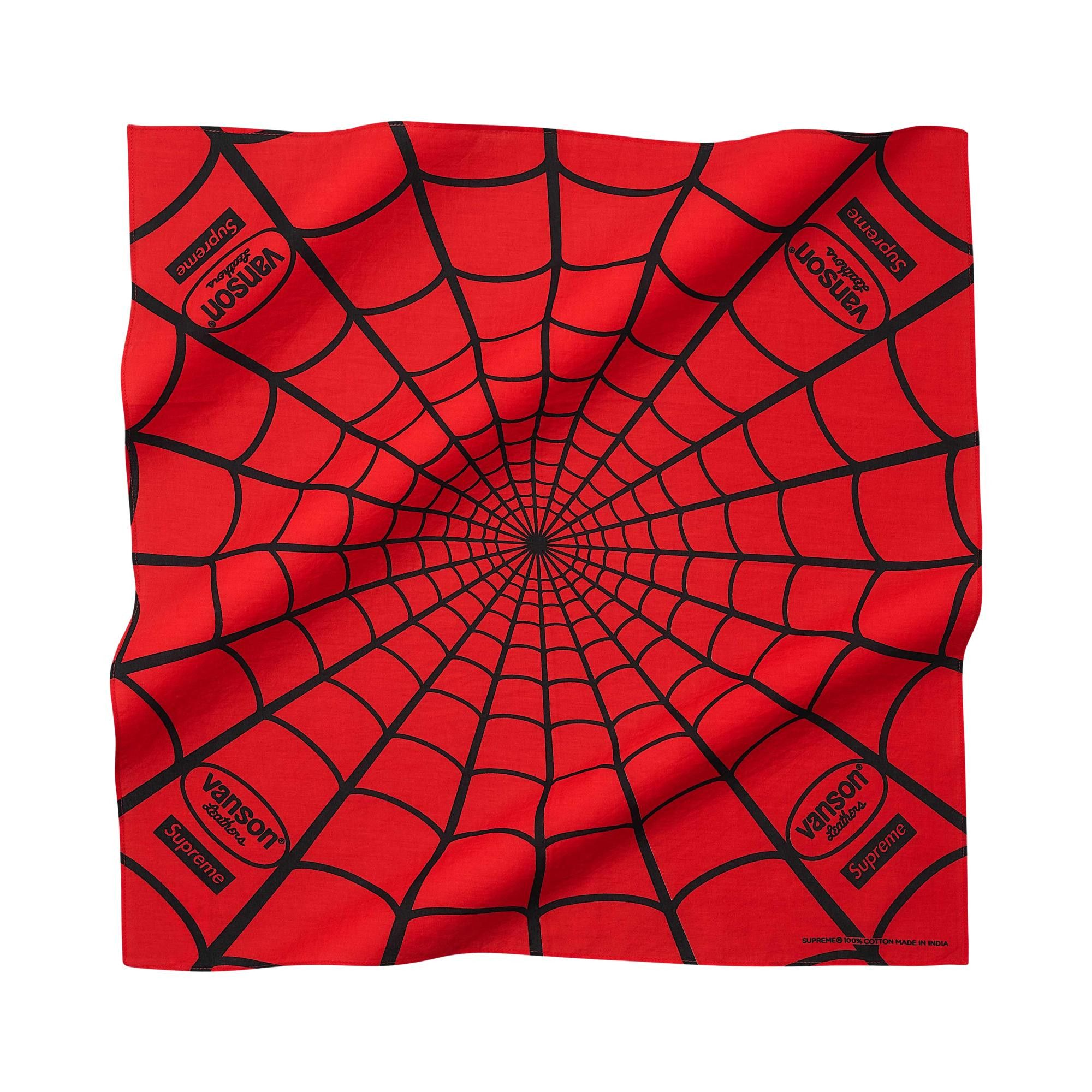 小物 Supreme VansonLeathers SpiderMan Bandana Buy Supreme x Vanson Leathers Spider-Man Bandana 'Red' - SS26A71