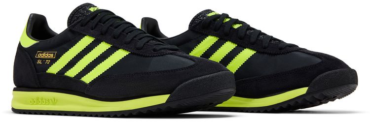 adidas SL72 RS Black Solar Yellow