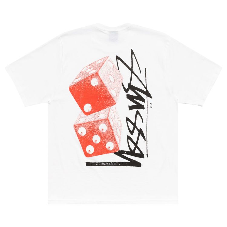 Stussy Tall Dice Tee White