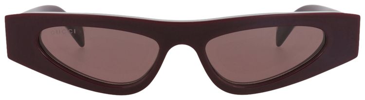 Gucci Cat Eye Frame Recycled Acetate Sunglasses VioletBrown