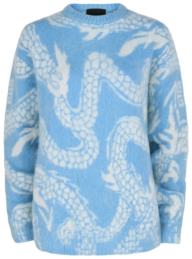 Givenchy 4G Dragon Sweater BlueWhite