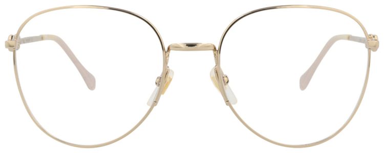 Gucci Cat Eye Frame Metal Optical Frames GoldTransparent