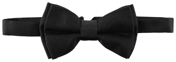 Givenchy 4G Monogram Silk Bow Tie Black