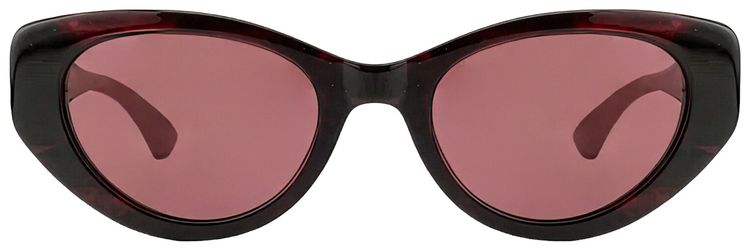 Gucci Cat Eye Frame Recycled Acetate Sunglasses HavanaGreenRed
