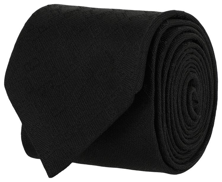 Givenchy 4G Monogram Silk Tie Black