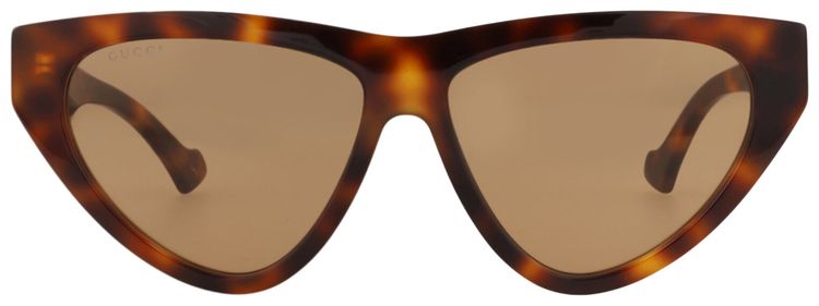 Gucci Cat Eye Frame Recycled Acetate Sunglasses HavanaBrown